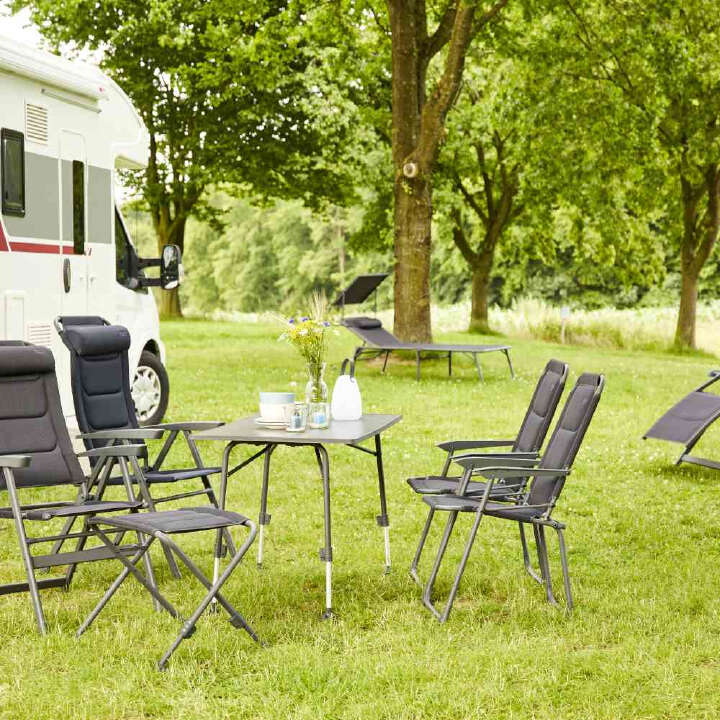 SIENA GARDEN Fußteil zu Sessel Premium  anthrazit